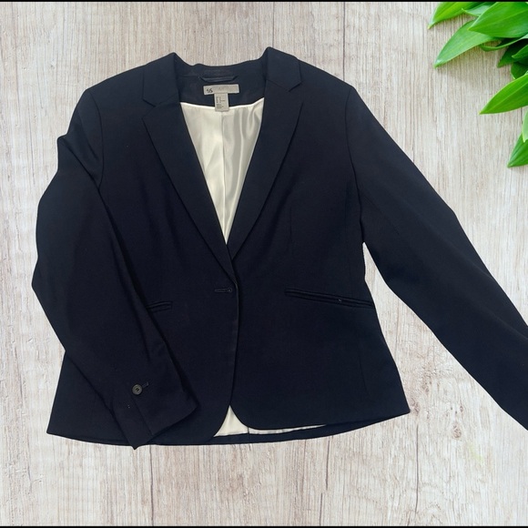 Classic Dark Navy Women's Blazer size 14 - Picture 3 of 6